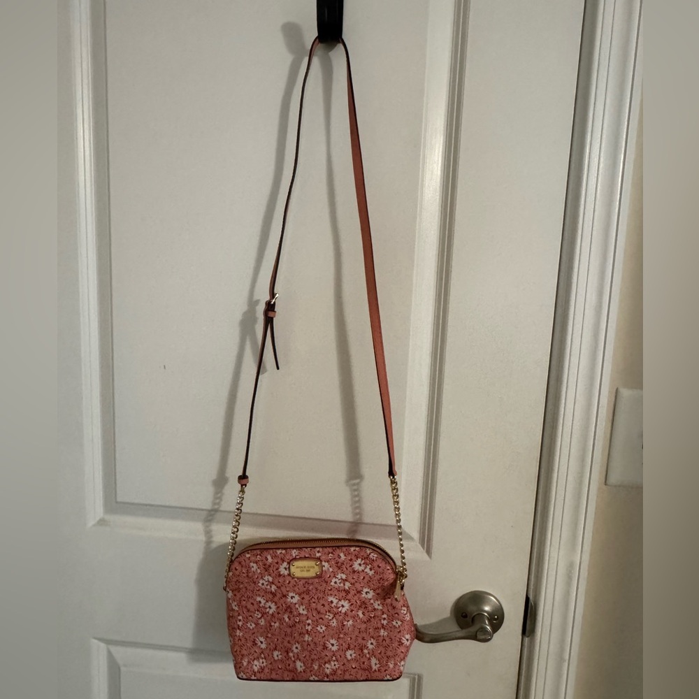 Michael Kors Floral Pink Crossbody Bag